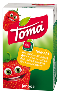 Dětské pitíčko TOMA s jahodovou příchutí 250 ml
