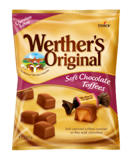 Werther's Original 70 g měkké karamely v mléčné čokoládě - AKCE !!!