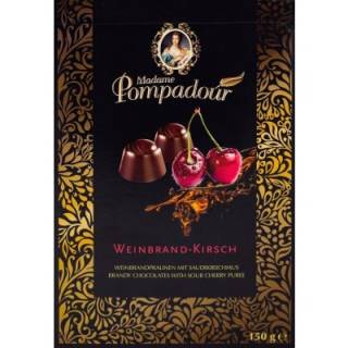 Bonboniéra 150 g Madame Pompadour - višně v brandy