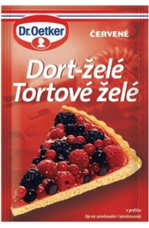 Dr.Oetker DORTOVÉ ŽELÉ v prášku 10 g ČERVENÉ
