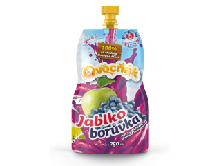 Mošt OVOCŇÁK 250 ml Jablko & Borůvka