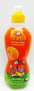 PET Hello drink FERDA 330 ml POMERANČ