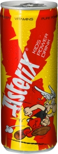 ASTERIX & OBELIX - ovocná limonáda 250ml v plechovce - ASTERIX (tutti frutti)