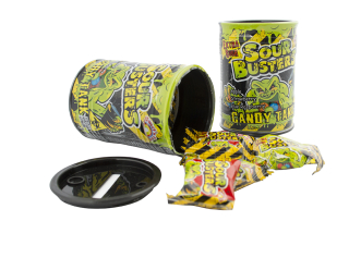Extra kyselé bonbónky SOUR BUSTERS 30 g CANDY TANK - mini kasička - VÝPRODEJ !!! DMT: 10/2024